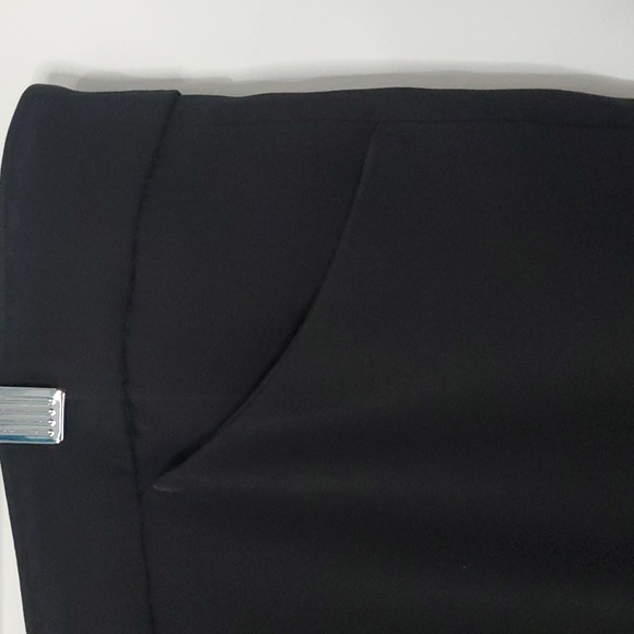 RIANI designer Black Wide fit Pressed Pleat trousers size 12 - Picture 4 of 11